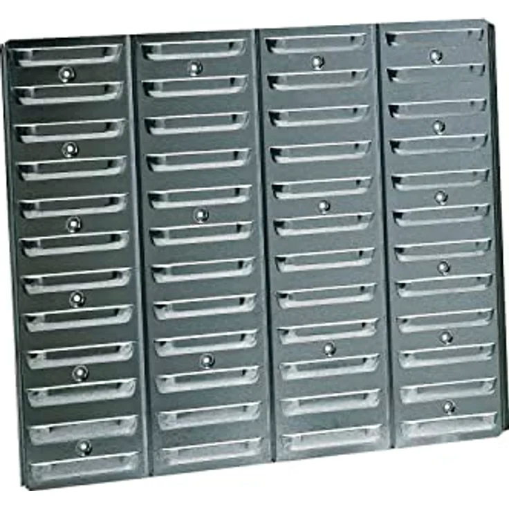 Raaco 520 Wandpaneel für Aufbewahrungsboxen, galvanisiert, Wandmontage, 520 x 11 x 440 mm – Bild 1