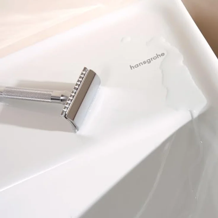 hansgrohe Xanuia Q Waschtisch, Waschbecken ohne Hahnloch, mit Überlauf, 550x480mm, glänzend weiss – Bild 9