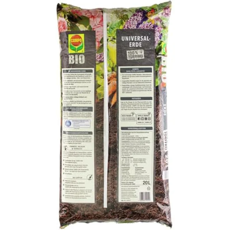 COMPO Bio Universal-Erde torffrei 20 Liter – Bild 7