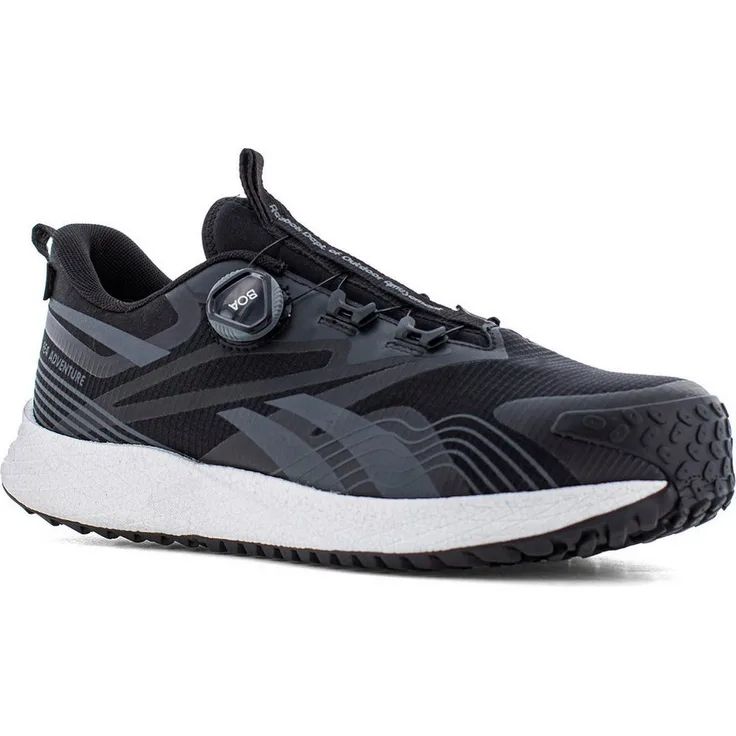 Reebok Sicherheitsschuh, BOA® Fit System, rutschfest, 100% metallfrei, leichtgewichtig, extra breiter Zehenbereich