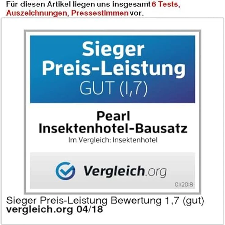 PEARL Insektenhaus: Insektenhotel-Bausatz, Nisthilfe und Schutz für Nützlinge (Insektenhotel Bausatz Kinder, Nistkasten Bausatz, Geschenk Basteln) – Bild 5