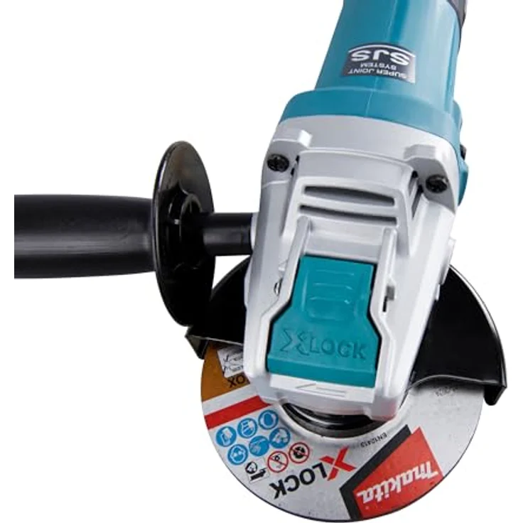 Makita Ø125mm Winkelschleifer X-LOCK GA5080RX02 1.400 Watt+ Schutzhaubenabdeckung – Bild 6