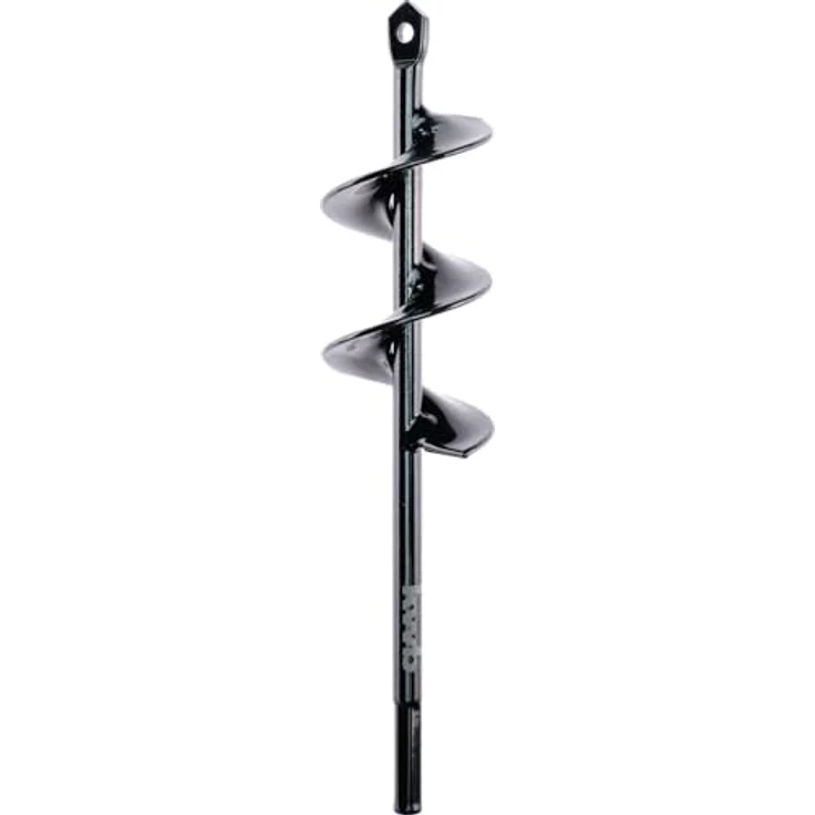 kwb Erdbohrer 5x22 cm, Erdbohrer für Bohrmaschine oder Akku Bohrschrauber, A3 Stahl, Schwarz – Bild 3