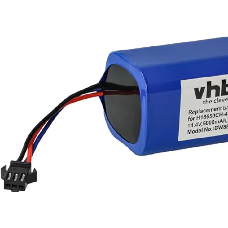 vhbw Akku kompatibel mit Lydsto S1, S1 Pro, R1 Pro, Coredy, G2, L900, R1 Saugroboter, 5000 mAh, 14,4 V, Li-Ion, hohe Kapazität, kurzschlussgeschützt – Bild 6