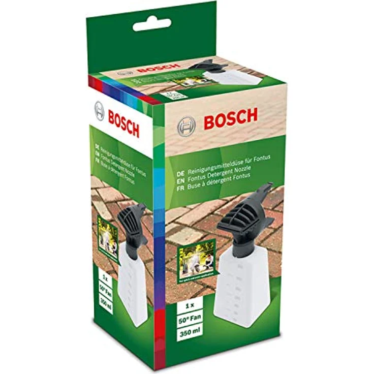 Bosch Lawn and Garden F016800595 Fontus-Reinigungsmitteldüse Zubehör für Bosch Outdoor Cleaner, weiß – Bild 6