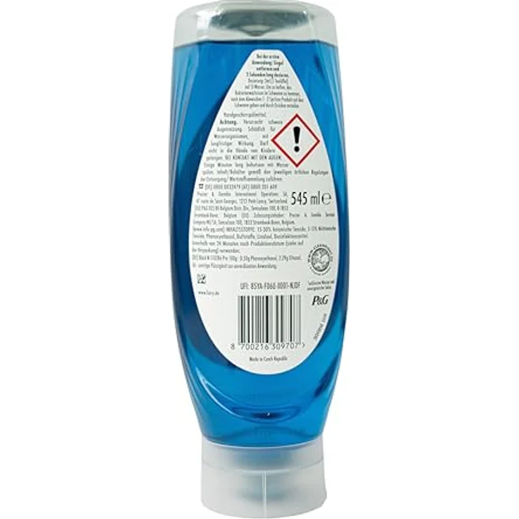 Fairy Max Power Eukalyptus Geschirrspülmittel, Handgeschirrspülmittel im Konzentrat, 545 ml, antibakteriell und exzellent in kaltem Wasser verwendbar – Bild 2