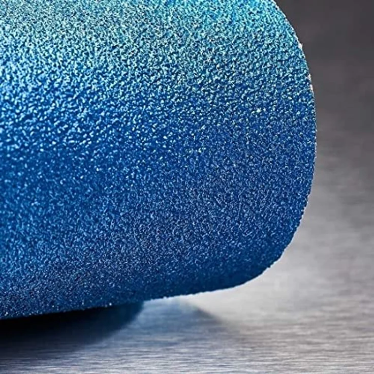 MENZER Blue Klett-Schleifscheiben, 125 mm, 17-Loch, für Exzenterschleifer, Zirkonkorund, 25 Stk., K100 – Bild 4
