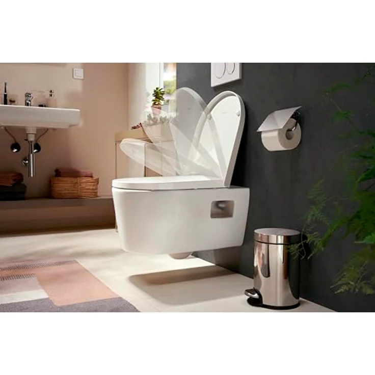 hansgrohe EluPura Original S Wand-WC, SmartClean, AquaChannel Flush, spülrandlos, 360x540mm, weiss – Bild 6