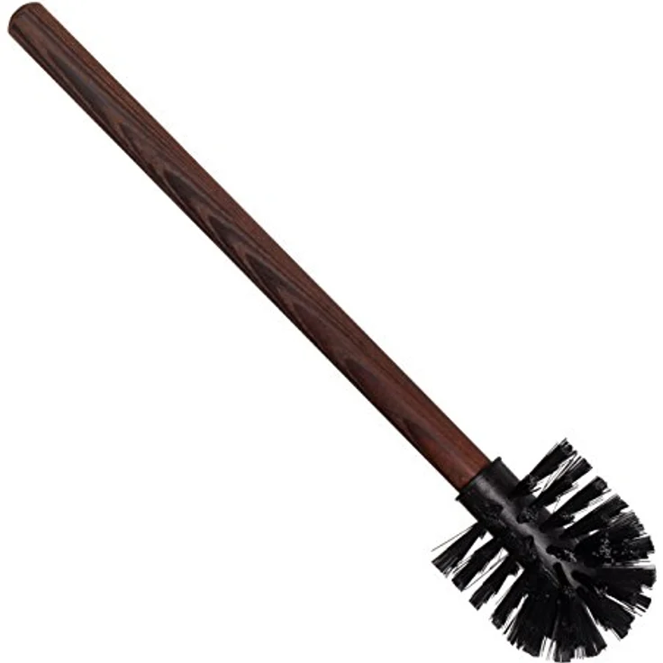 WC Bürste / Klobürste in Metallkanne - schwarz lackiertes Metall – Bild 3