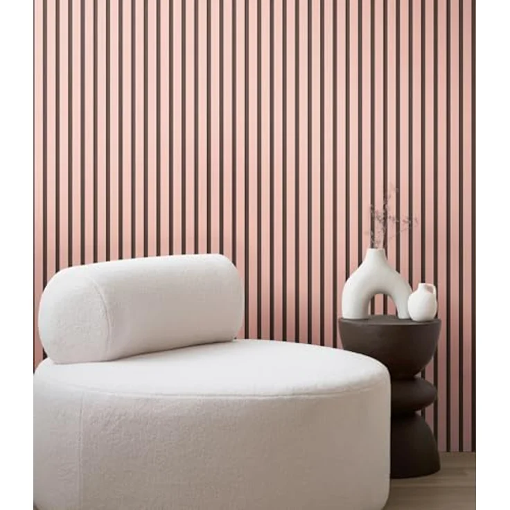 A.S. Création Vliestapete Holzoptik, Rosa Schwarz, 0,53 x 10,05 m, FSC-zertifiziert, leicht anzubringen, Made in Germany – Bild 2