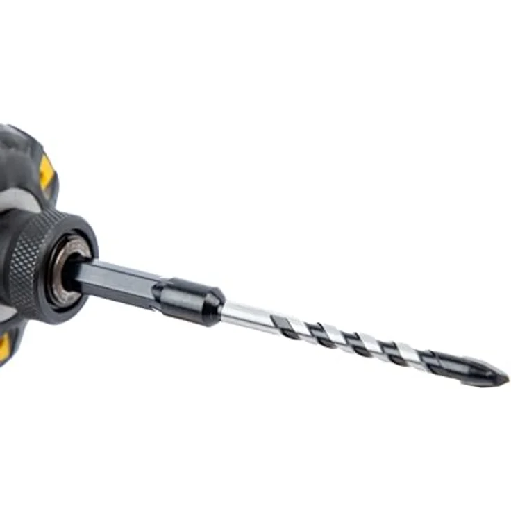 C.K Tools Vorteck HD Stein und Fliesenbohrer 5,5mm x 105mm, schlagfeste Hartmetall-Pfeilspitze, 1/4 Zoll Hex Quick Lock Schaft für Ziegel, Beton und Keramik – Bild 4