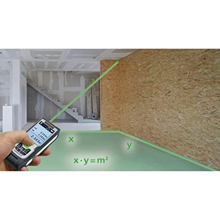 Laserliner Master Gi7, Laserentfernungsmesser 70m ± 2mm, IP40, grüne Lasertechnologie mit LC-Display – Bild 8