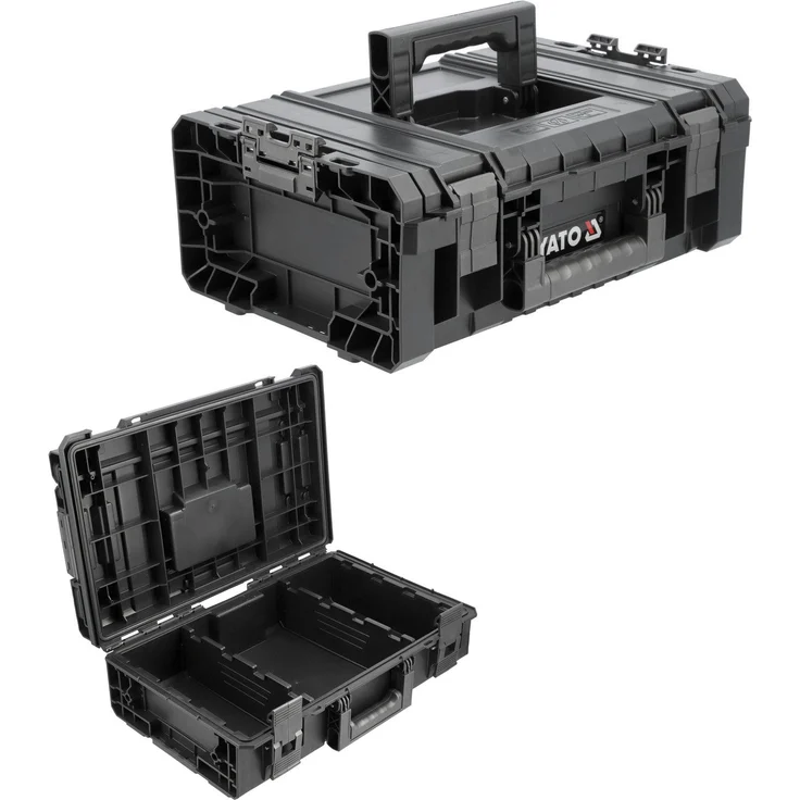 TRIZERATOP Werkzeugkoffer Systemkoffer, 58x38x16 cm, mit verstellbaren Trennwänden, IP66 Dichtigkeit