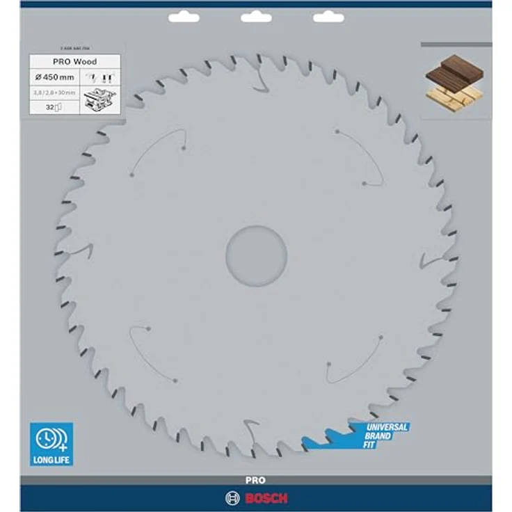 Bosch Professional Kreissägeblatt Construct Wood (Holz, 450 x 30 x 3,8 mm, 32 Zähne, Zubehör Kreissäge) – Bild 2