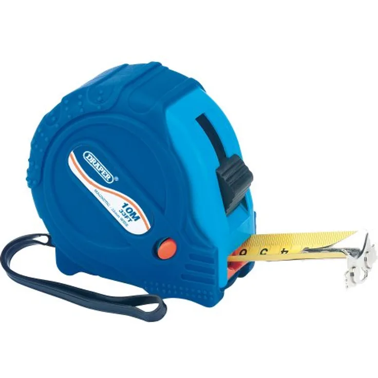 Draper 79107 Magnetisches Bandmaß, 10 m
