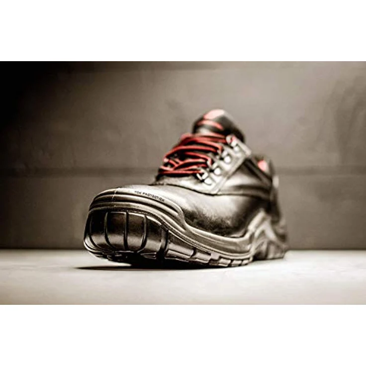 Nitras Sicherheitsschuhe 7210 POWER STEP, S3 Halbschuhe aus schwarzem Vollleder mit Stahl-Zehenkappe und durchtritthemmender Zwischensohle, Gr. 38 – Bild 5