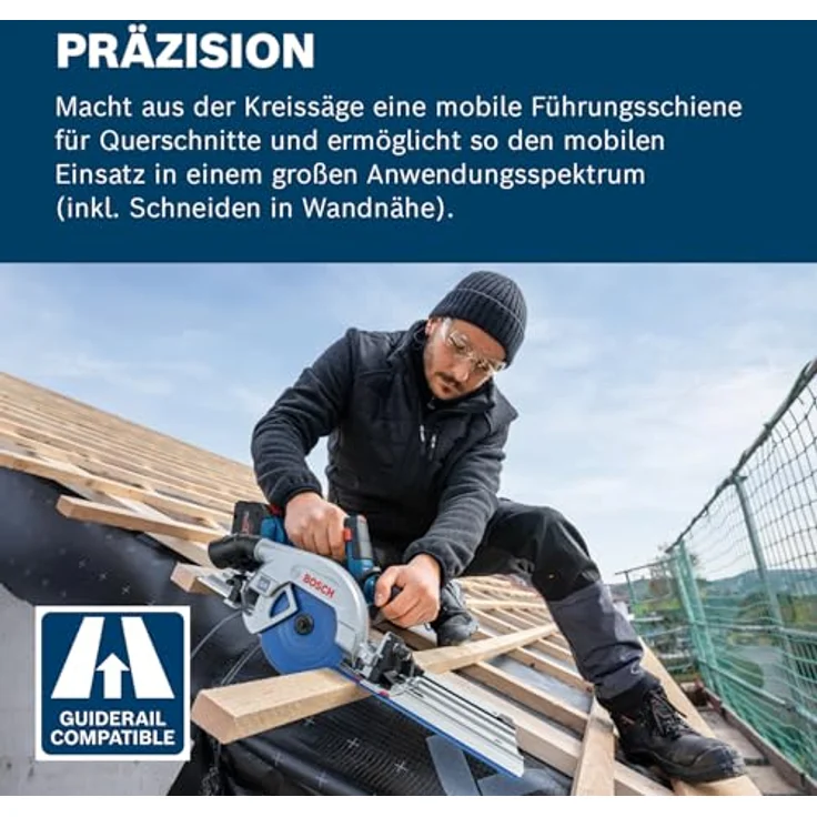 Bosch Professional 18V System Akku-Kreissäge GKS 18V-57-2 GX (mit Parallelanschlag, ohne Akku/Ladegerät) – Bild 2