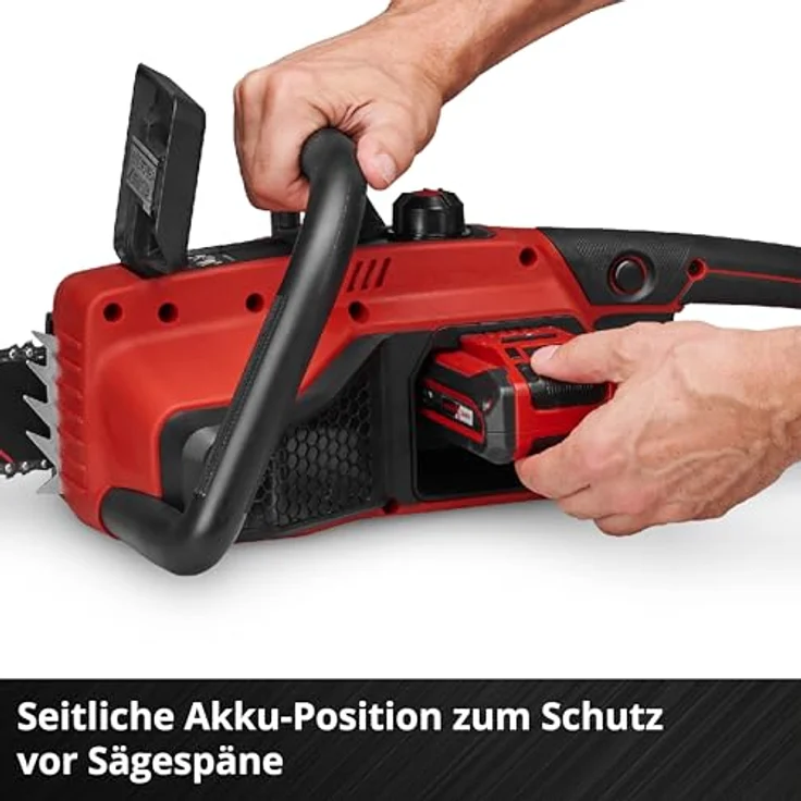 Einhell GE-LC 18/25 Li BL Solo, Akku Kettensäge mit 25 cm Schwertlänge und bürstenlosem Motor – Bild 10