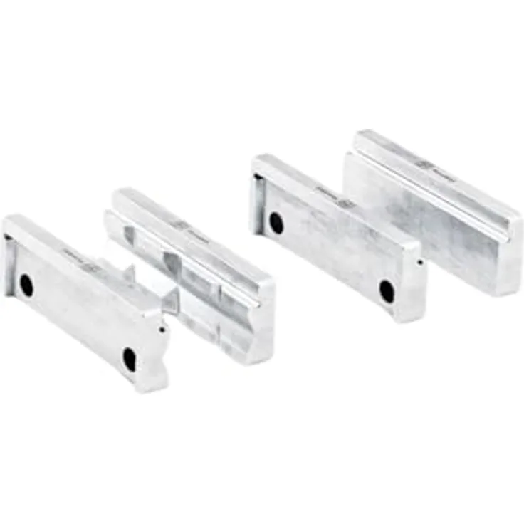 FEIN VersaMAG Schutzbackenpaar (P) Prisma & (B) Blank 110 mm, Aluminium, höchste Qualität, kein Verkratzen, sicherer Halt