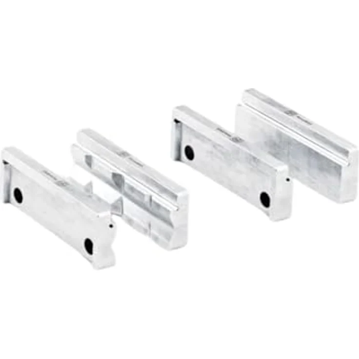 FEIN VersaMAG Schutzbackenpaar (P) Prisma & (B) Blank 110 mm, Aluminium, höchste Qualität, kein Verkratzen, sicherer Halt – Bild 1