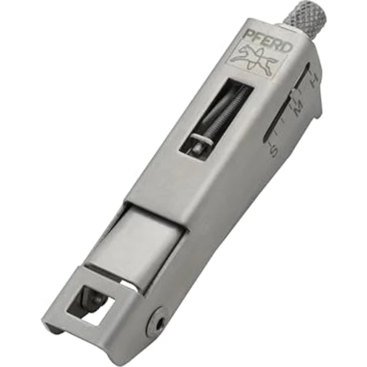 PFERD TBL 24 11099224 Tiefenmessschieber, verstellbare Tiefenbegrenzerlehre für präzise Holzschnitte, Kettenteilungen: 1/4, 3/8 LP, .325, 3/8, .404, Abstand 0.65 mm – Bild 8