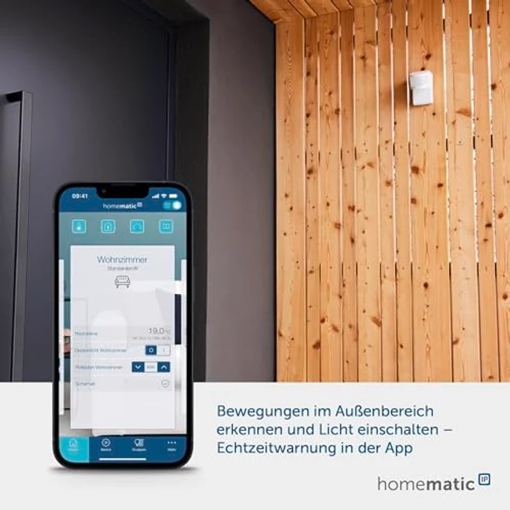 Homematic IP Smart Home Bewegungsmelder mit Schaltaktor – außen, 156737A0 – Bild 2