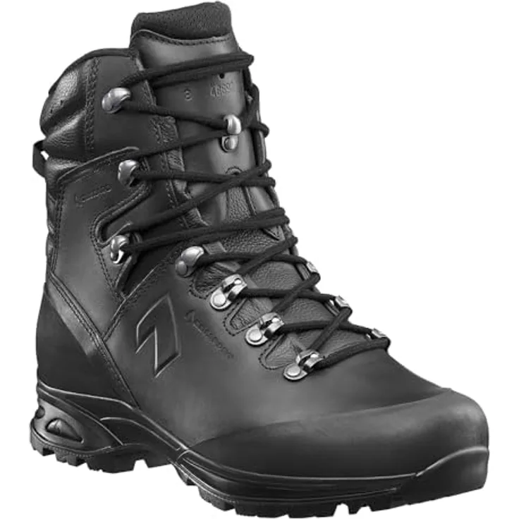 Haix Commander GTX, Sicherheitsschuhe aus wasserdichtem Leder mit Gore-Tex Futter, Größe 41, abriebfeste Gummi/PU-Sohle