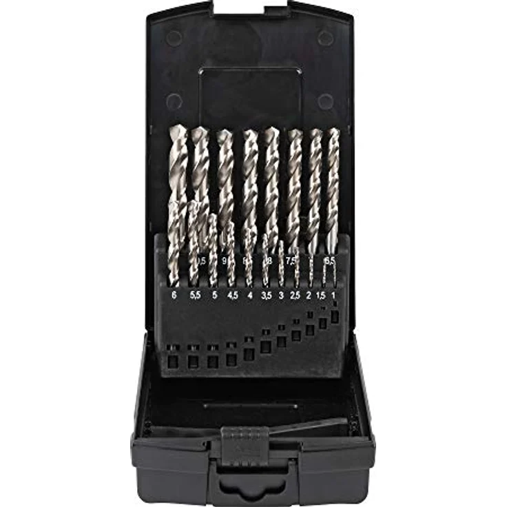 STIER Spiralbohrer Set HSS-G, 19-teilig, Metallbohrer Satz für Stahl & Nichteisenmetalle, spiralnut mit Oxidbeschichtung für rasche Spanabfuhr – Bild 3