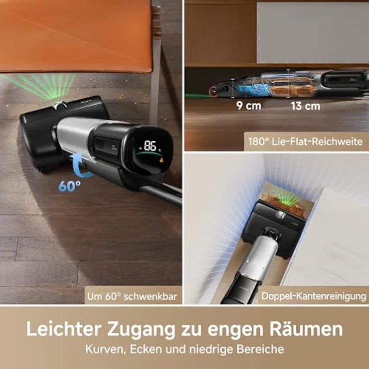 MOVA X4 Pro Nass-Trocken-Sauger, 20.000Pa Saugkraft, KI-gesteuerte Reinigung, 180°-Design – Bild 7