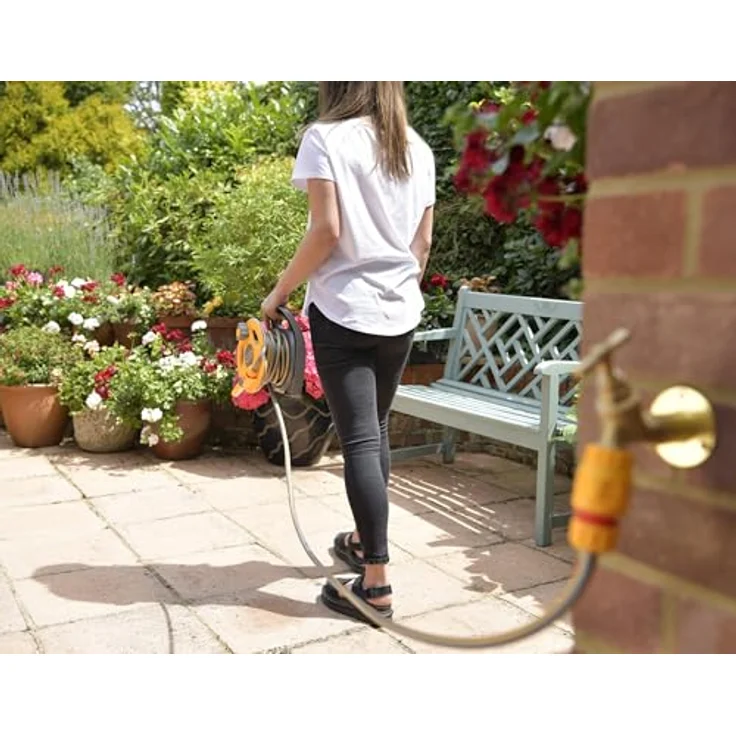 Hozelock Click & Go Mikro Schlauchtrommel mit 10m Schlauch (2427) – Bild 3