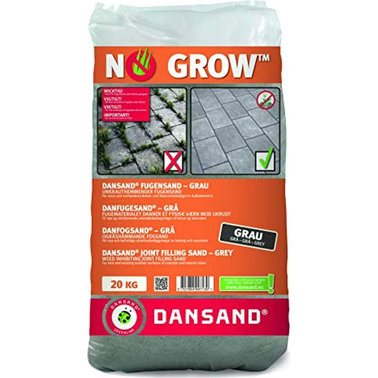 20kg NoGrow Fugensand GRAU Dansand – Bild 2