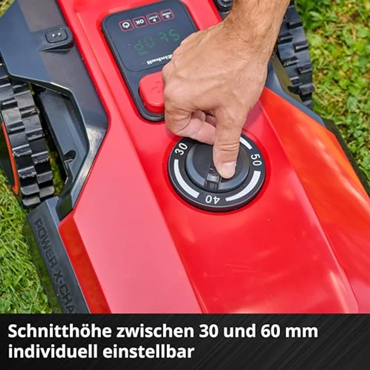 Einhell Freelexo 500, 18V Mähroboter für Rasenflächen bis 500 m², Schnittbreite 18 cm, induktionsgestützte Navigation, inklusive Begrenzungskabel und Bluetooth/WLAN Steuerung – Bild 5