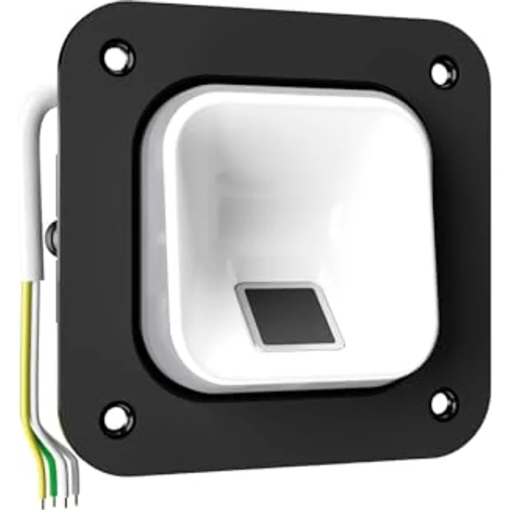 EKEY 204751 sLine Fingerprintset für Sprechanlagen und Hohlräume (Fingerprint Weiß, Controller), Biometrische Zutrittslösung zur Integration in Türsprechanlagen, 0,4 W, 12-24 V, Weißer Fingerprint