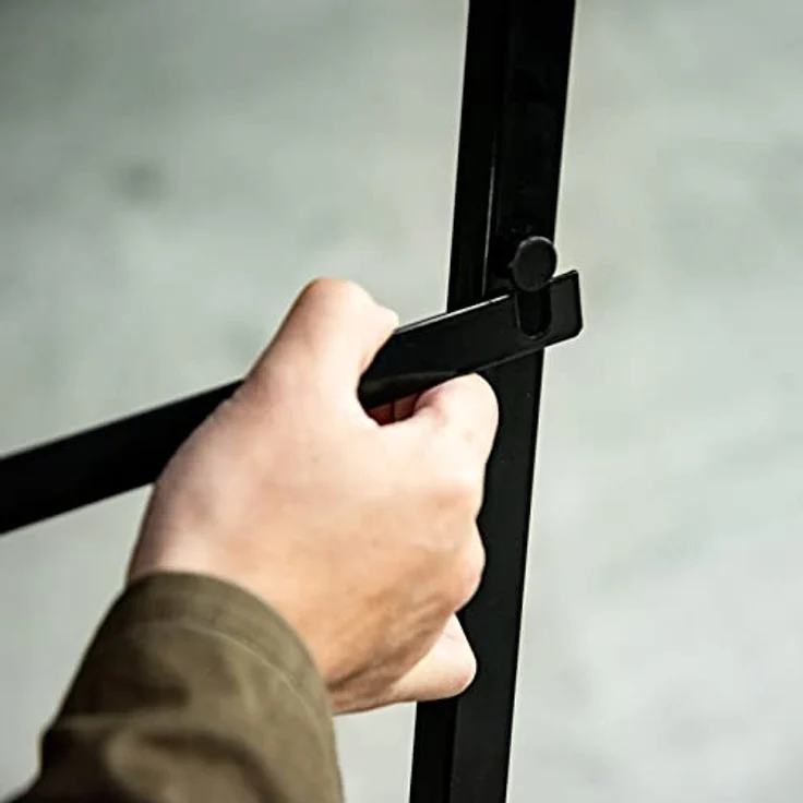 HOMCOM Sägebock Sägebock rutschfest, faltbares Design, Belastbar bis zu 125 kg, EVA Oberfläche, schwarz – Bild 7