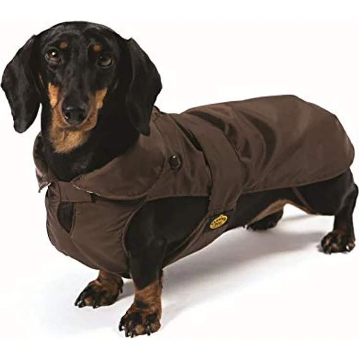 Fashion Dog Hundemantel speziell für Dackel - Braun - 33 – Bild 1
