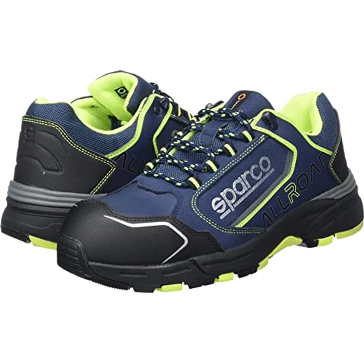 Sparco Allroad Sochi ESD S3S SR FO Sicherheitsschuhe, Blau, Größe 46, mit nicht-magnetischer Zehenkappe und atmungsaktivem 3D-Gewebe – Bild 9