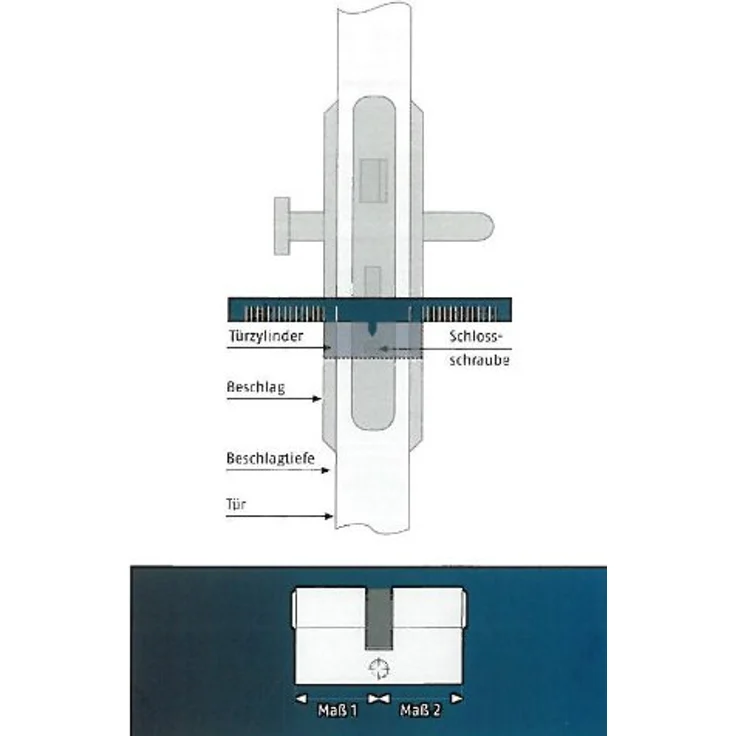 ABUS Profil-Zylinder C73N 40/50, 04997 – Bild 4