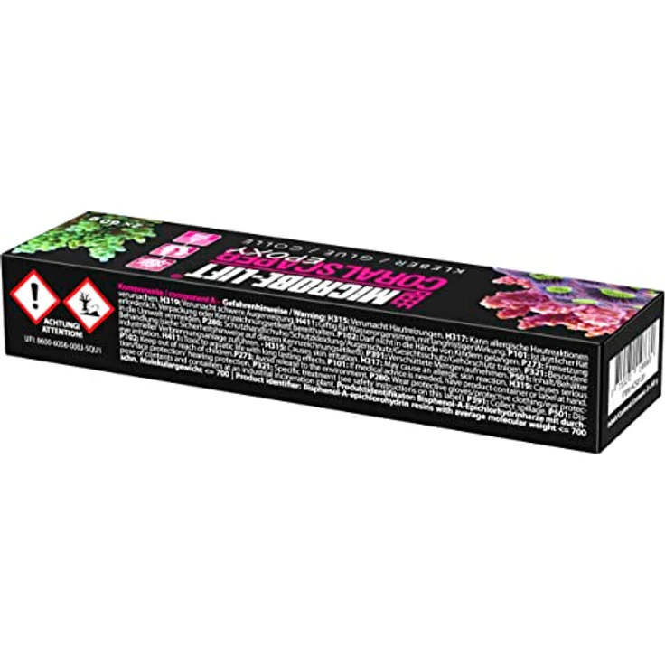 MICROBE-LIFT Coralscaper Epoxy - 2K Korallenkleber, perfekt zur Befestigung von Korallen, Ablegern und Riffaufbauten in jedem Meerwasseraquarium, 2x60g – Bild 3
