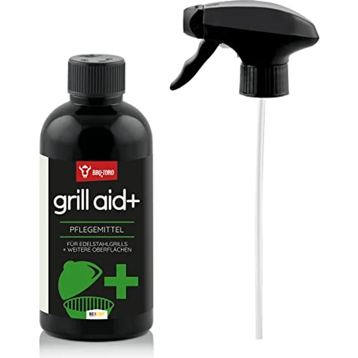 BBQ-Toro Grill Pflegespray Grill aid+, 500ml, für Gusseisen und Edelstahl, Rostschutz und Pflege für Grill und Küchenoberflächen – Bild 2