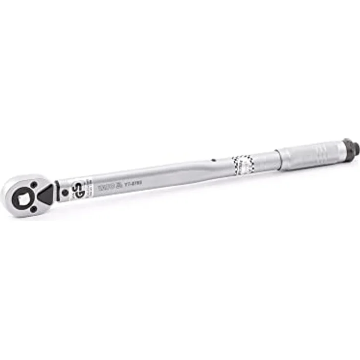 Yato YT-0760, Drehmomentschlüssel 1/2" mit Drehmomentbereich 42-210 Nm, Silber, 470 mm, im Koffer – Bild 1
