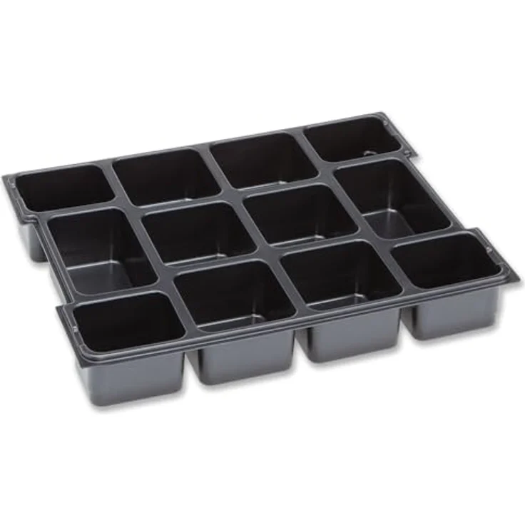 L-BOXX 1000010126 Kleinteileeinsatz 12 Mulden für L-BOXX 102, schwarz Kunststoff – Bild 2