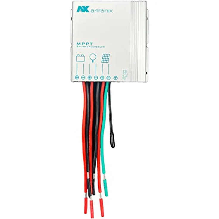 a-TroniX MPPT X45/10 Solar Laderegler 12V 10A Bluetooth, Lithium, Nass, Gel, AGM, Steuerbefreiung – Bild 1