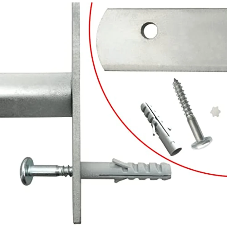 vidaXL Fenstergitter Verstellbar mit 3 Querstäben 500-650 mm – Bild 5