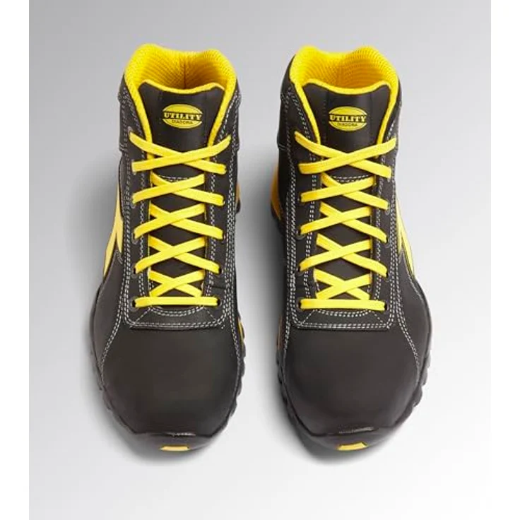 Diadora GLOVE MID S3S FO HRO, Sicherheitsstiefel aus wasserabweisendem Nubukleder mit Aluminium-Zehenschutzkappe, atmungsaktivem AirMesh-Innenfutter und Nitrilgummisohle, Größe 46 – Bild 7