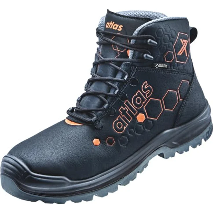 Atlas XT 520 GTX SRC S3, knöchelhoher Sicherheitsschuh mit Alu-Kappe, ESD-Ausstattung, Größe 45 – Bild 1