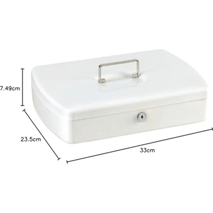 BURG-WÄCHTER ZK 2307 Euro Geldzähl-Kassette, Weiß, BxTxH: 330x235x76 – Bild 5