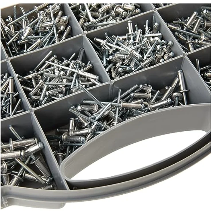 Fixman 514633 Blindnieten-Sortiment 650-tlg, Grey – Bild 3