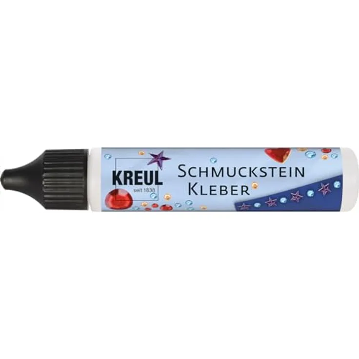 KREUL Schmuckstein Bastelkleber 29,0 g, lösungsmittelfreies Klebemittel für verschiedene Materialien