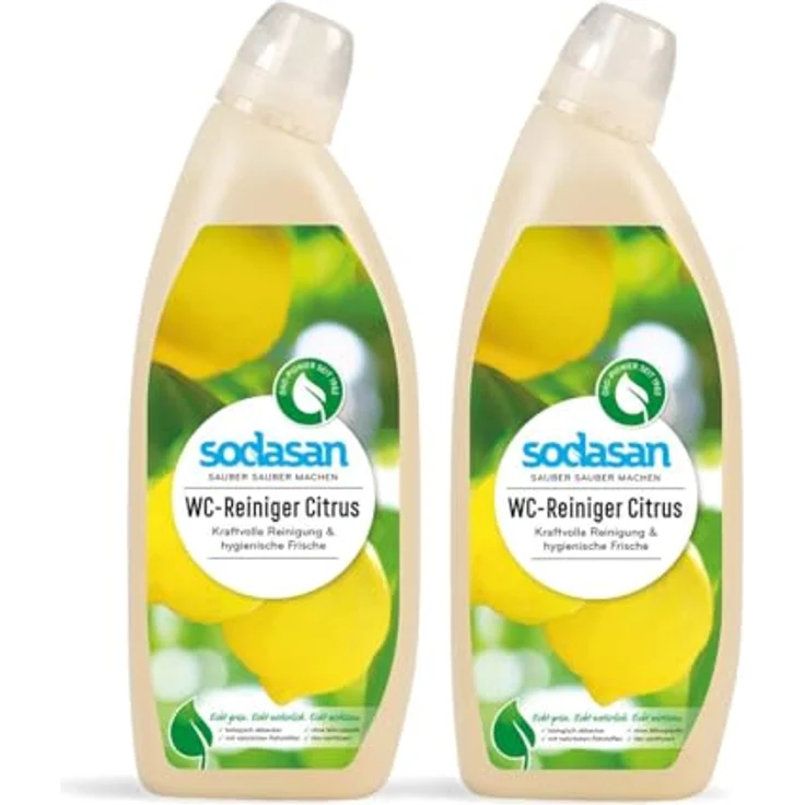 SODASAN Toilet Cleaner Citrus, 1.5 l umweltfreundlicher Reiniger für gründliche Hygiene – Bild 1
