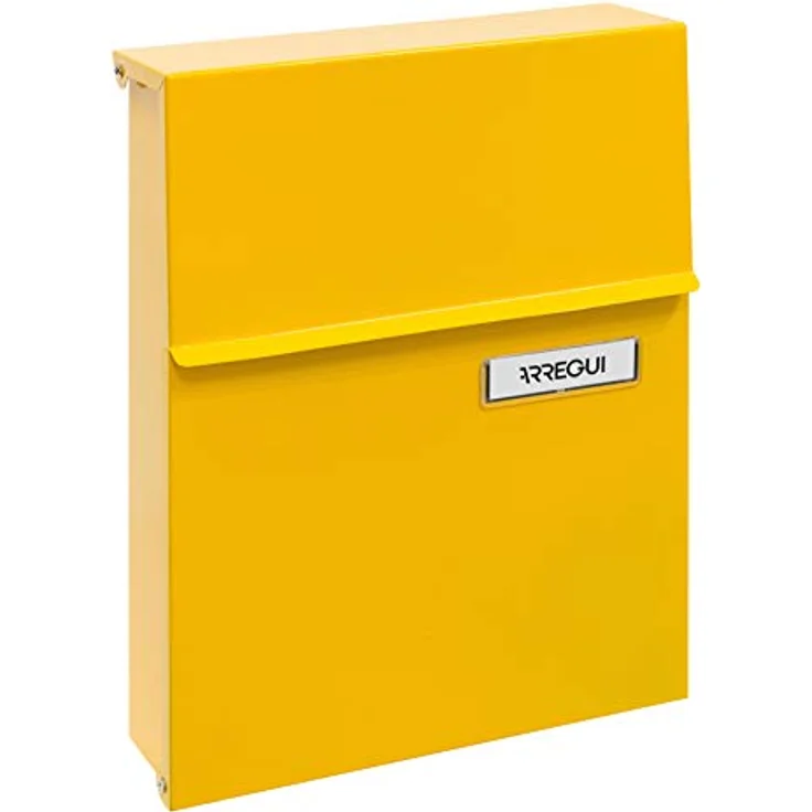 Arregui Line E6808 Individueller Briefkasten aus Stahl, Größe S (DIN A5), gelb – Bild 2